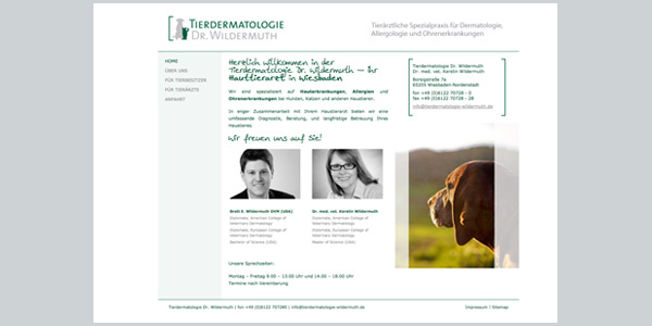 Webseiten Design, Praxismarketing, Online-Marketing, Wildermuth