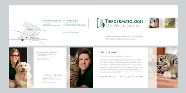 Tierarztpraxis Dr. Wildermuth, Marketingberatung, Imagebroschüre, Webseiten Design, Praxismarketing, Online-Marketing