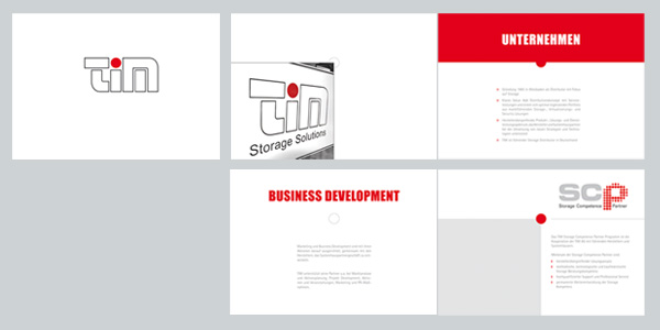 TIM AG, Corporate Design, Webdesign, Design Imagebroschüre